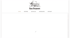 Desktop Screenshot of hotelbergmann.de